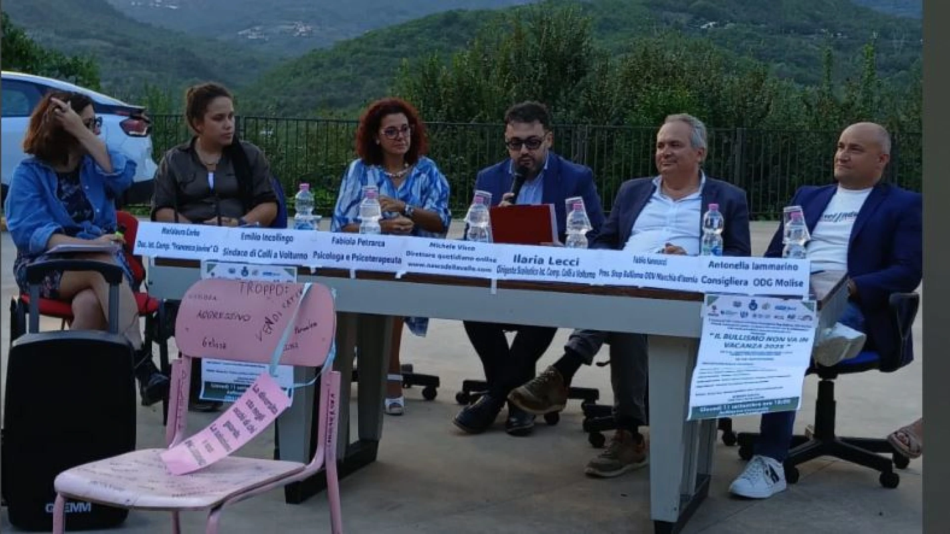 Colli a Volturno: il Bullismo non va in vacanza. Partecipato e sentito in paese l’approfondimento promosso dall’Associazione Stop Bullismo Odv Macchia d’Isernia. GUARDA IL SERVIZIO.